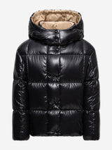 Moncler Enfant Girls Parana Down Padded Jacket in Black