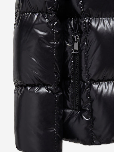 Moncler Enfant Girls Parana Down Padded Jacket in Black