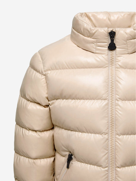 Moncler Enfant Girls Badyf Down Padded Jacket in Beige