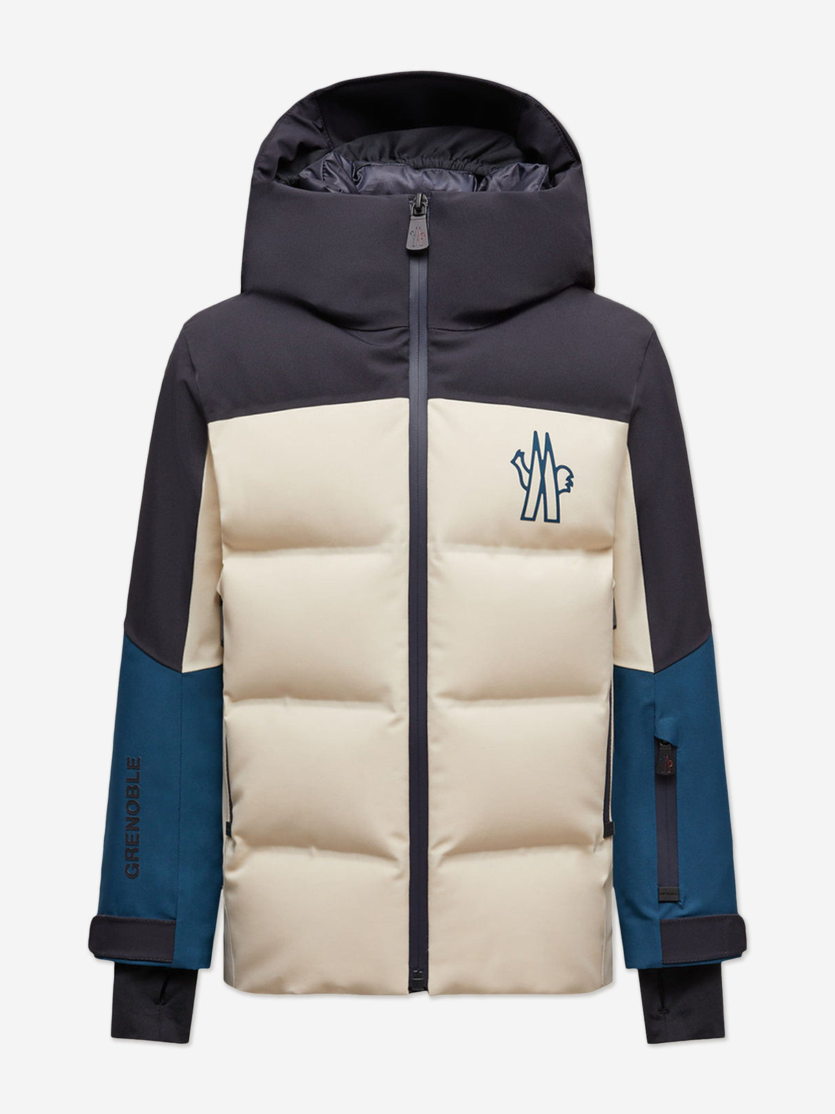 Moncler Enfant Kids Grenoble New Montmiral Down Padded Jacket in Ivory