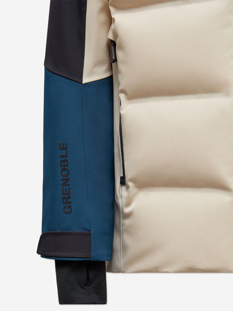 Moncler Enfant Kids Grenoble New Montmiral Down Padded Jacket in Ivory