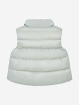 Moncler Enfant Baby Girls Down Padded Hiva Gilet in Grey