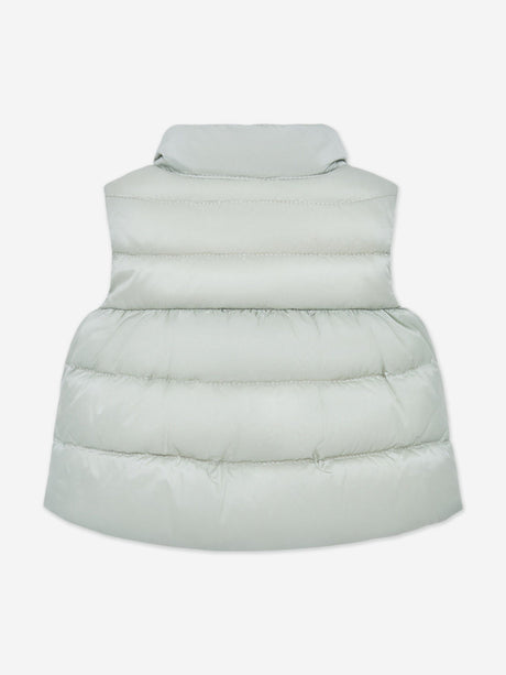 Moncler Enfant Baby Girls Down Padded Hiva Gilet in Grey