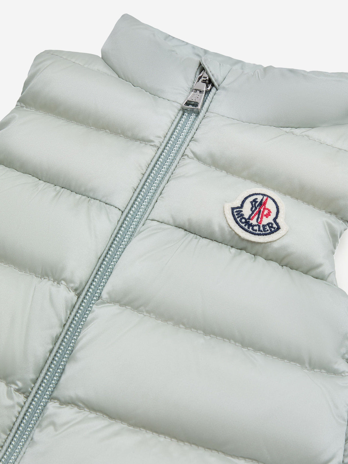 Moncler Enfant Baby Girls Down Padded Hiva Gilet in Grey