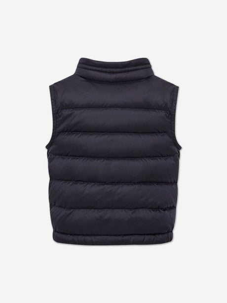 Moncler Enfant Baby Boys Down Padded New Amaury Gilet in Navy