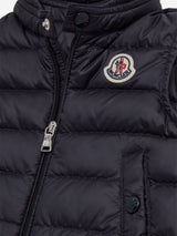 Moncler Enfant Baby Boys Down Padded New Amaury Gilet in Navy