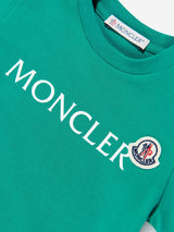 Moncler Enfant Baby Boys Logo T-Shirt in Green