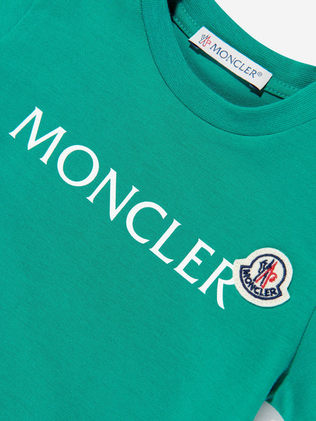 Moncler Enfant Baby Boys Logo T-Shirt in Green