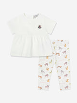 Moncler Enfant Baby Girls Legging Set in Pink