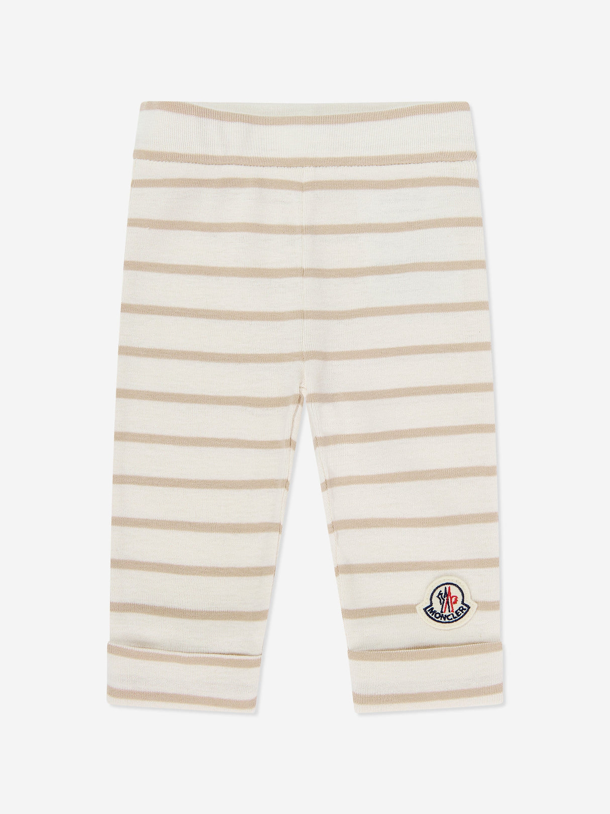 Moncler Enfant Baby 3 Piece Legging Gift Set in Beige