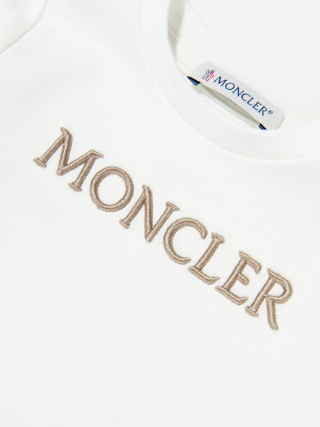 Moncler Enfant Baby 3 Piece Legging Gift Set in Beige