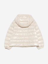 Moncler Enfant Girls Down Padded Ela Jacket in Ivory