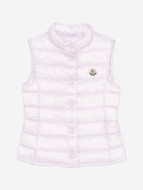Moncler Enfant Girls Down Padded Liane Gilet in Purple