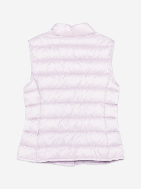Moncler Enfant Girls Down Padded Liane Gilet in Purple