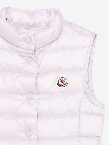 Moncler Enfant Girls Down Padded Liane Gilet in Purple