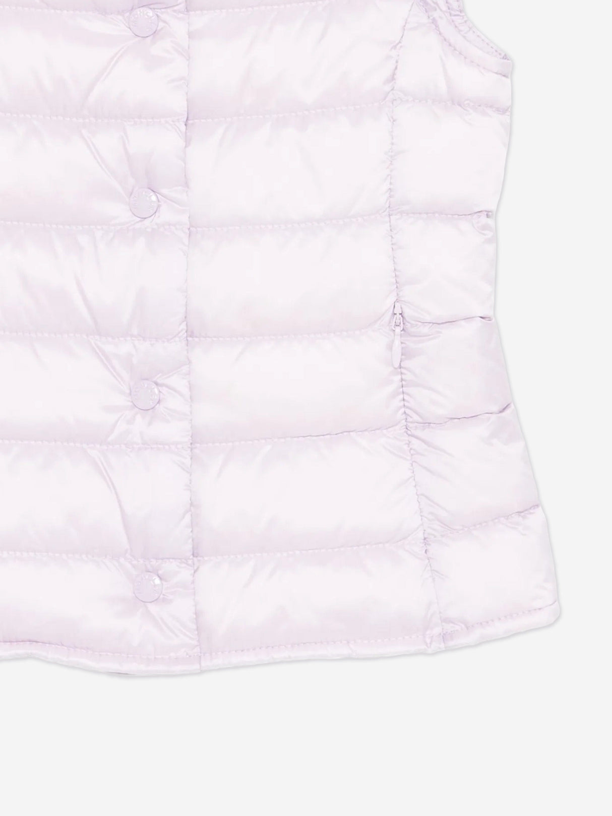 Moncler Enfant Girls Down Padded Liane Gilet in Purple