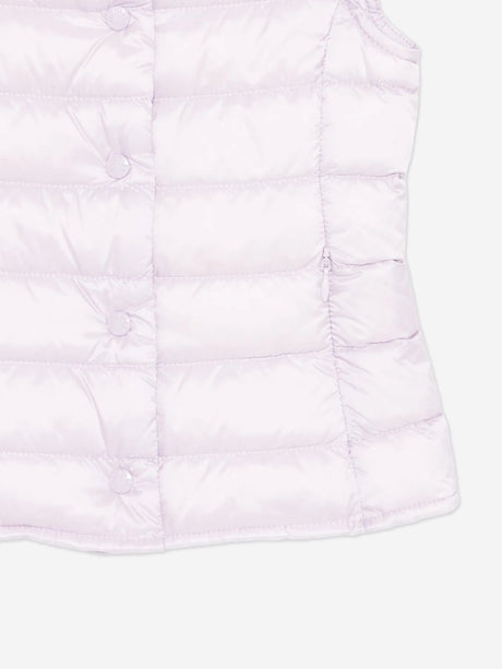 Moncler Enfant Girls Down Padded Liane Gilet in Purple