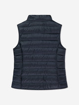 Moncler Enfant Girls Down Padded Liane Gilet in Navy