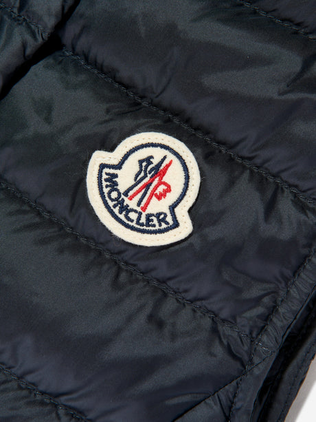Moncler Enfant Girls Down Padded Liane Gilet in Navy
