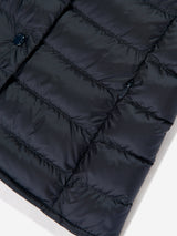 Moncler Enfant Girls Down Padded Liane Gilet in Navy