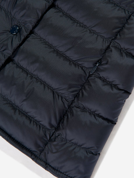Moncler Enfant Girls Down Padded Liane Gilet in Navy