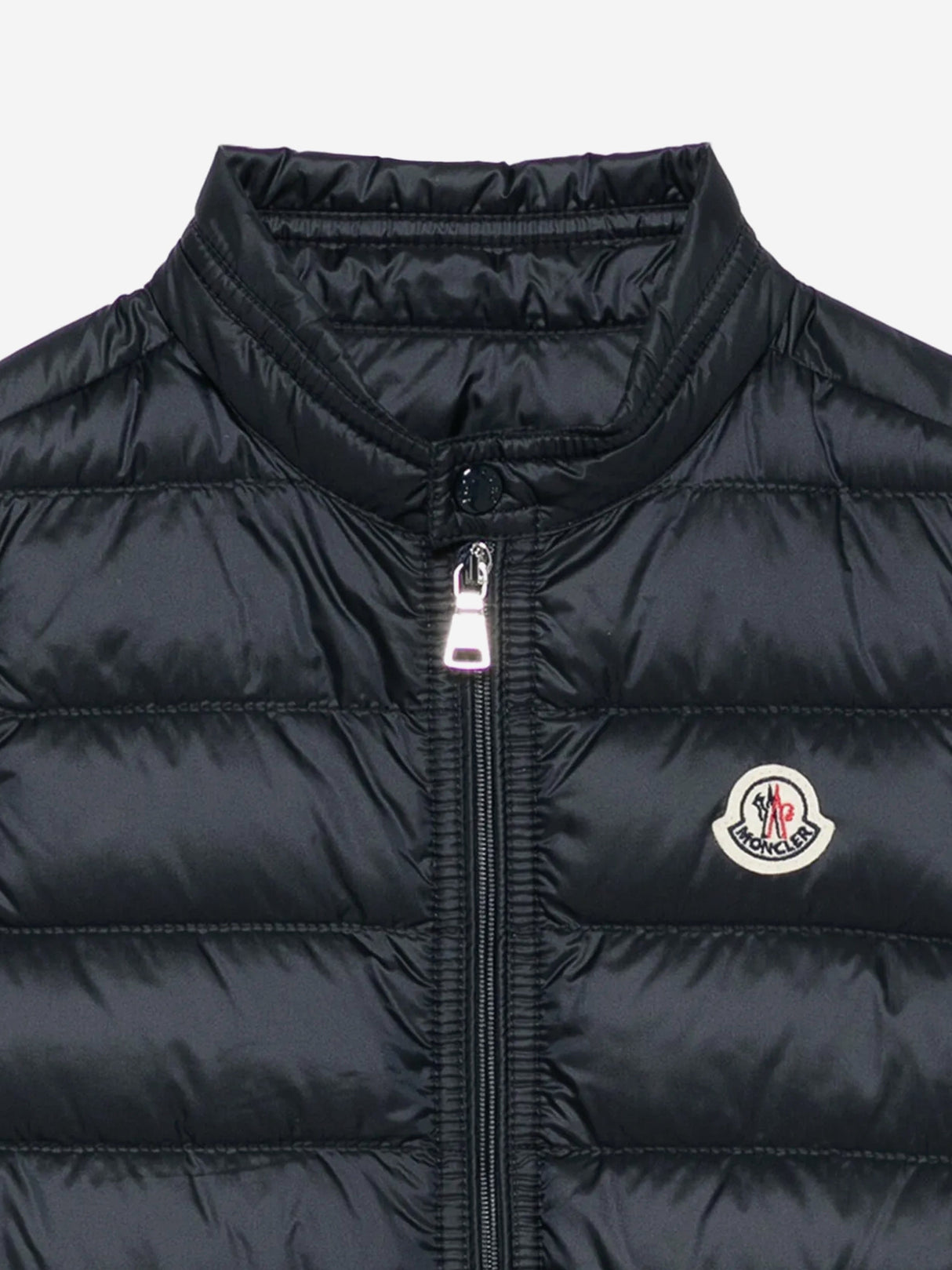 Moncler Enfant Boys Down Padded Gui Gilet in Navy