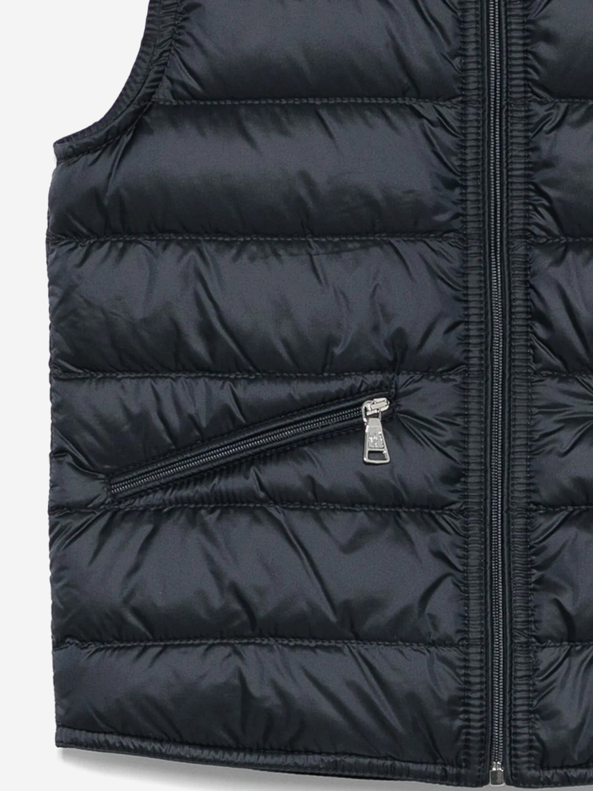 Moncler Enfant Boys Down Padded Gui Gilet in Navy