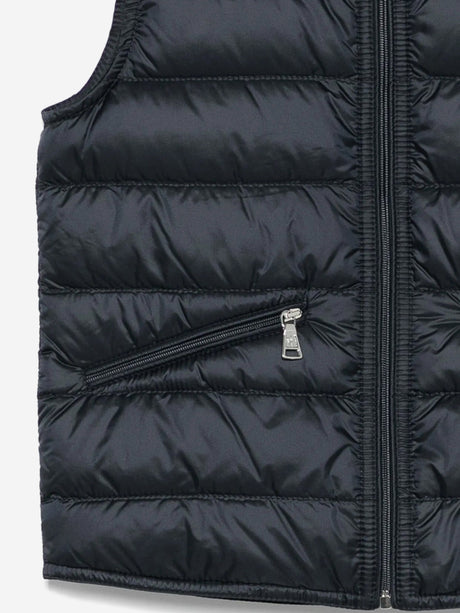 Moncler Enfant Boys Down Padded Gui Gilet in Navy