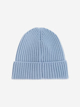 Moncler Enfant Boys Wool Knit Beanie Hat in Blue