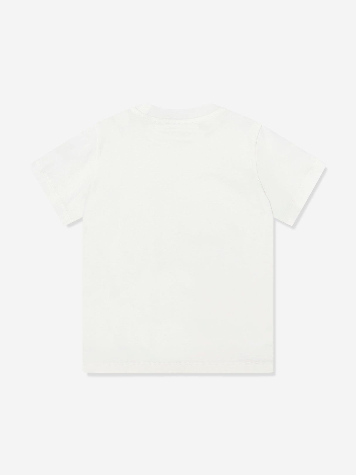 Moncler Enfant Boys Logo Print T-Shirt in Ivory