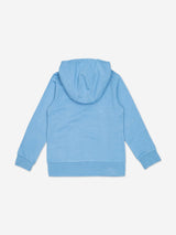 Moncler Enfant Boys Logo Hoodie in Blue