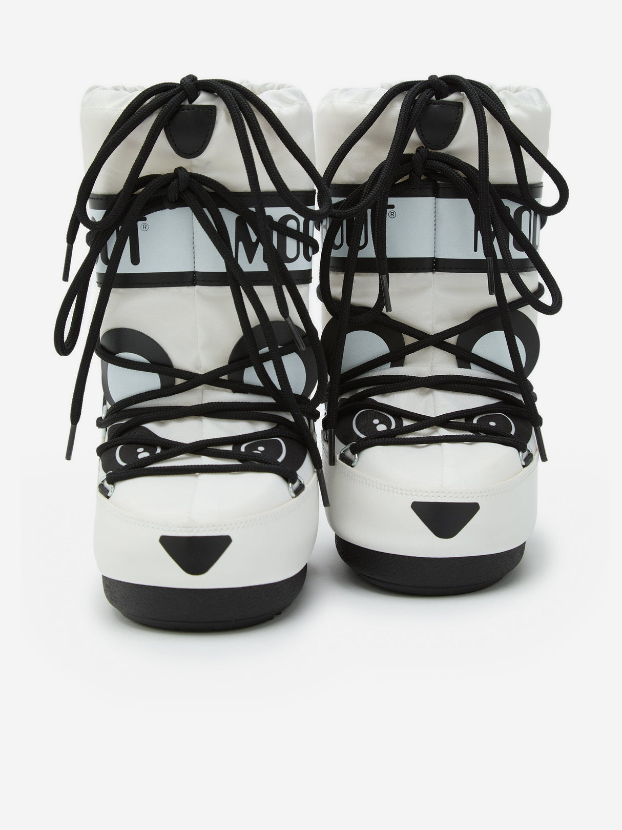 Moon Boot Kids Icon Panda Boots in White