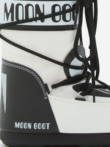 Moon Boot Kids Icon Panda Boots in White