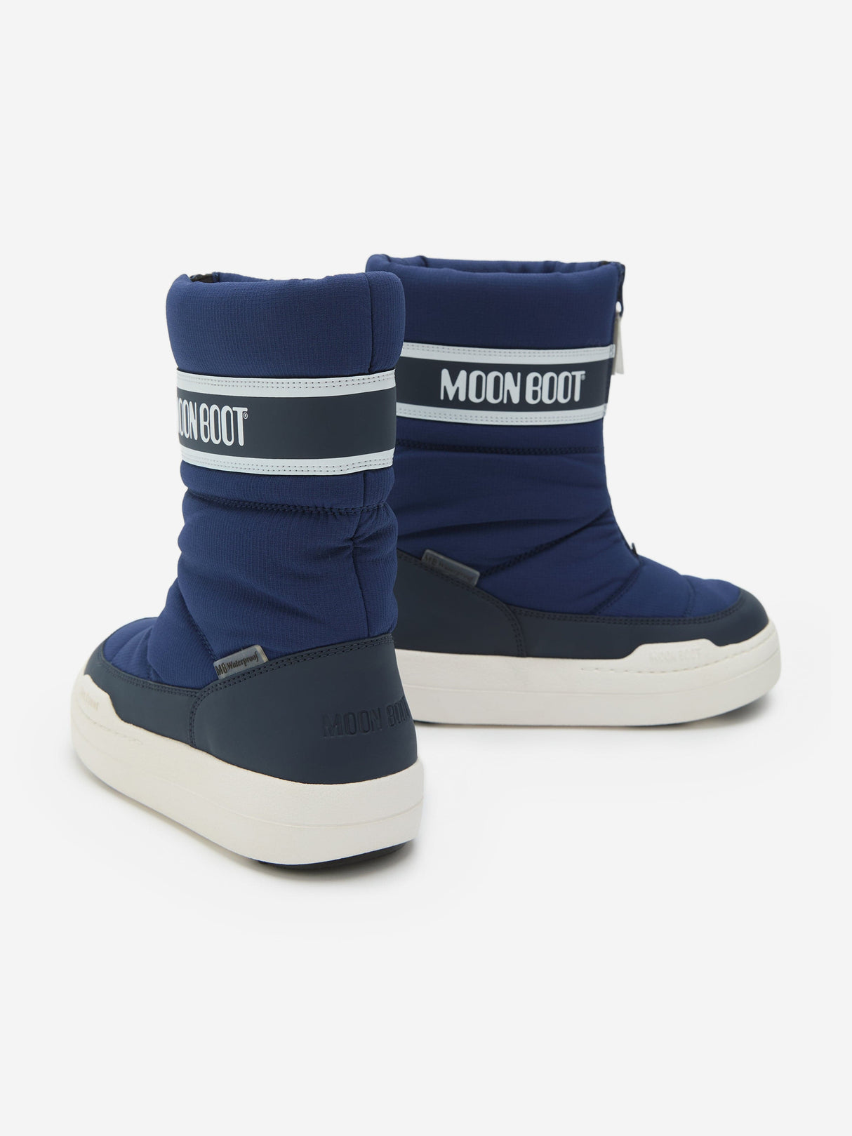 Moon Boot Kids JR Park Zip High WP Boots in Navy