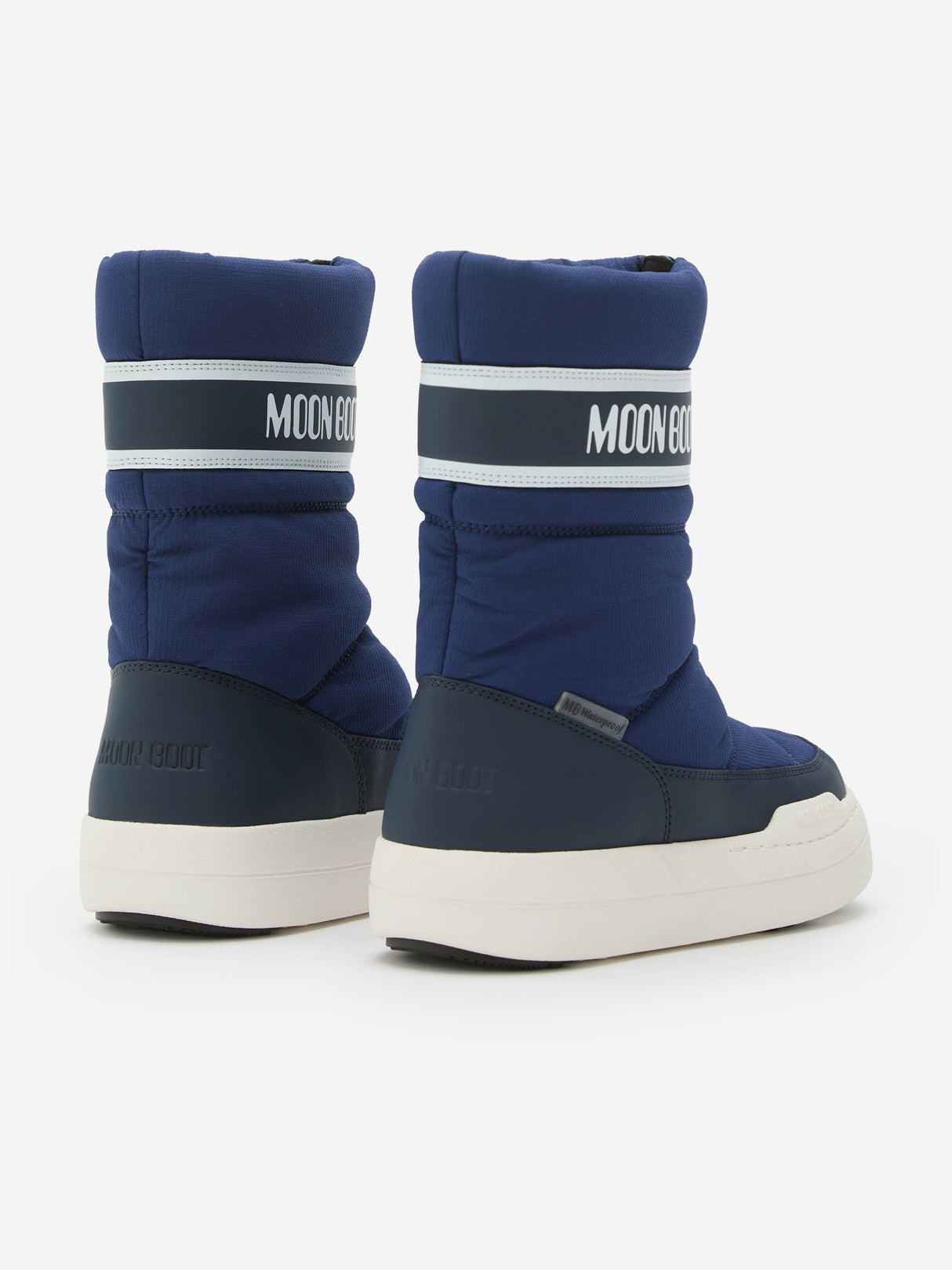 Moon Boot Kids JR Park Zip High WP Boots in Navy