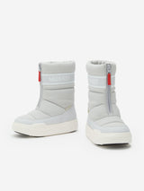 Moon Boot Kids JR Park Zip High WP Boots in Grey