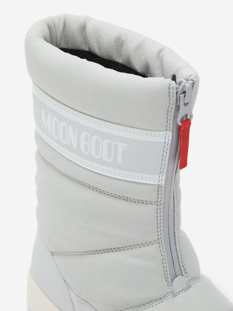Moon Boot Kids JR Park Zip High WP Boots in Grey