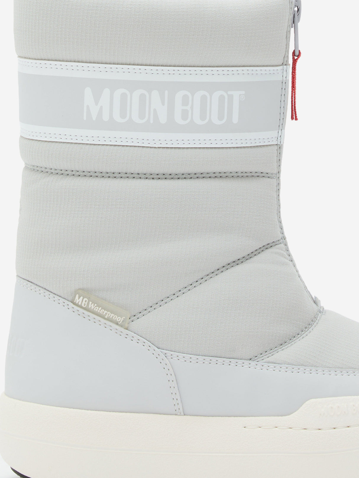 Moon Boot Kids JR Park Zip High WP Boots in Grey
