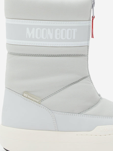 Moon Boot Kids JR Park Zip High WP Boots in Grey