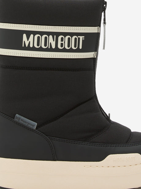 Moon Boot Kids JR Park Zip High WP Boots in Black