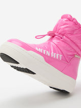 Moon Boot Girls JR Park Tube Mid Glitter WP Boots in Pink