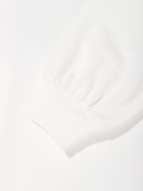 Moschino Girls Bow Heart Sweater Dress Ivory