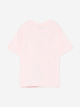 Moschino Girls Teddy Bear Logo T-Shirt in Pink