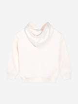 Moschino Kids Teddy Bear Logo Hoodie in Ivory
