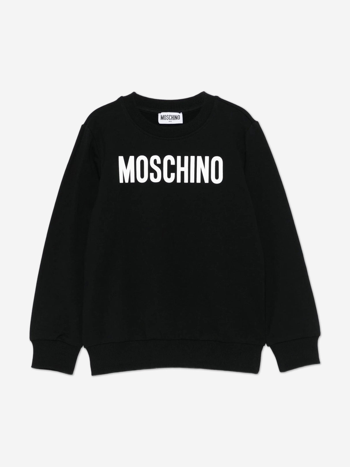 Moschino Kids Logo Sweatshirt in Black