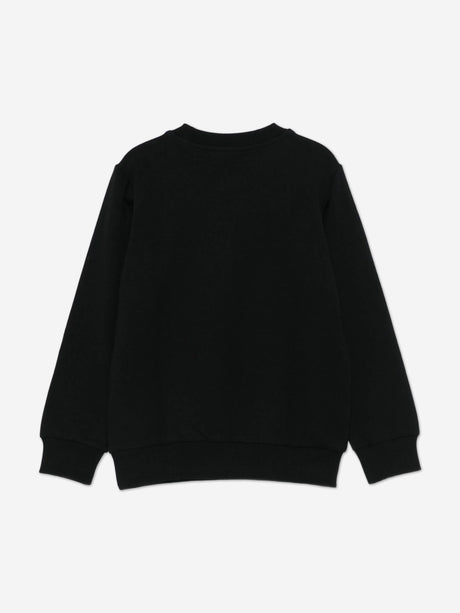 Moschino Kids Logo Sweatshirt in Black