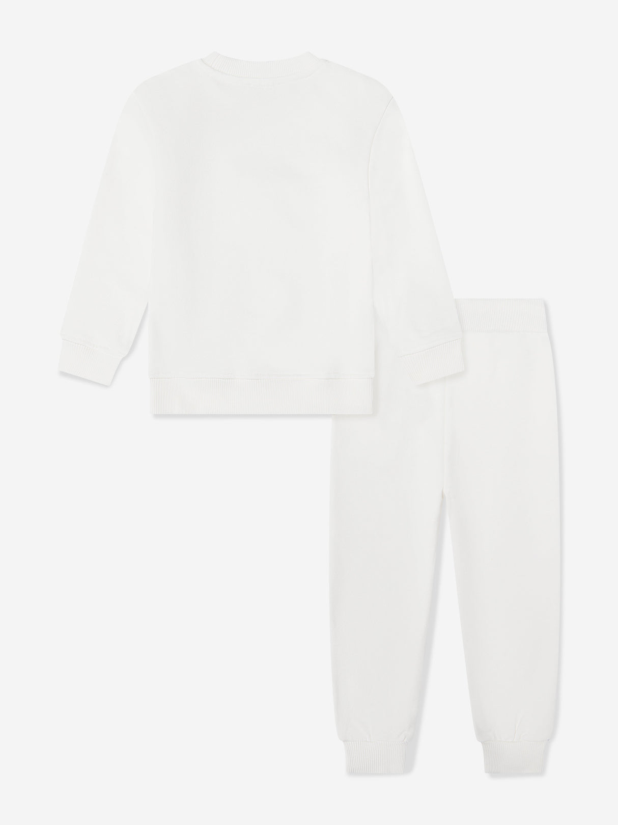 Moschino Kids Logo Tracksuit in Ivory