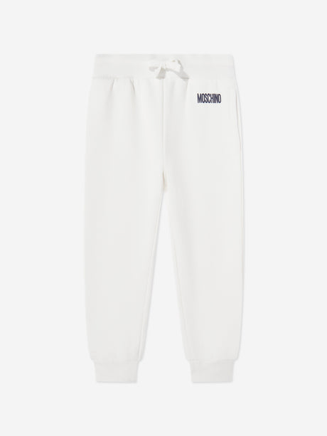 Moschino Kids Logo Tracksuit in Ivory