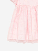 Moschino Baby Girls Bear Logo Dress in Pink