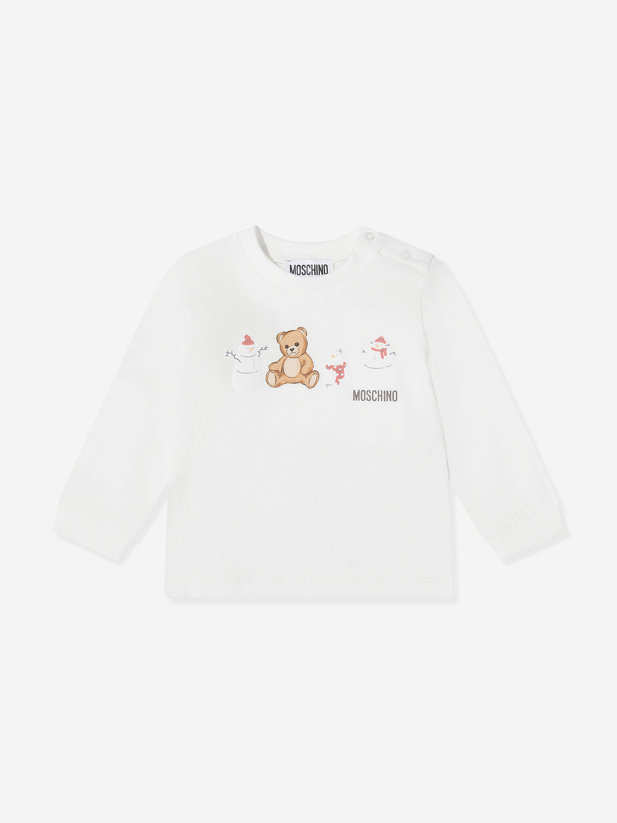 Moschino Baby Seasonal Trouser Set in Ivory